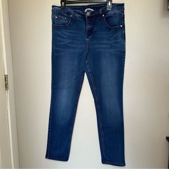 Soft Surroundings dark wash high rise skinny jeans women’s plus size 16 - Picture 1 of 7
